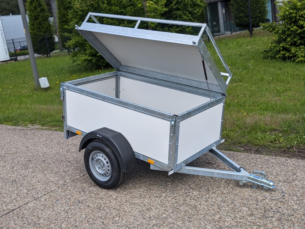 [BAG15.10.75-B] Bagagewagen 150 x 100 (Bruin)