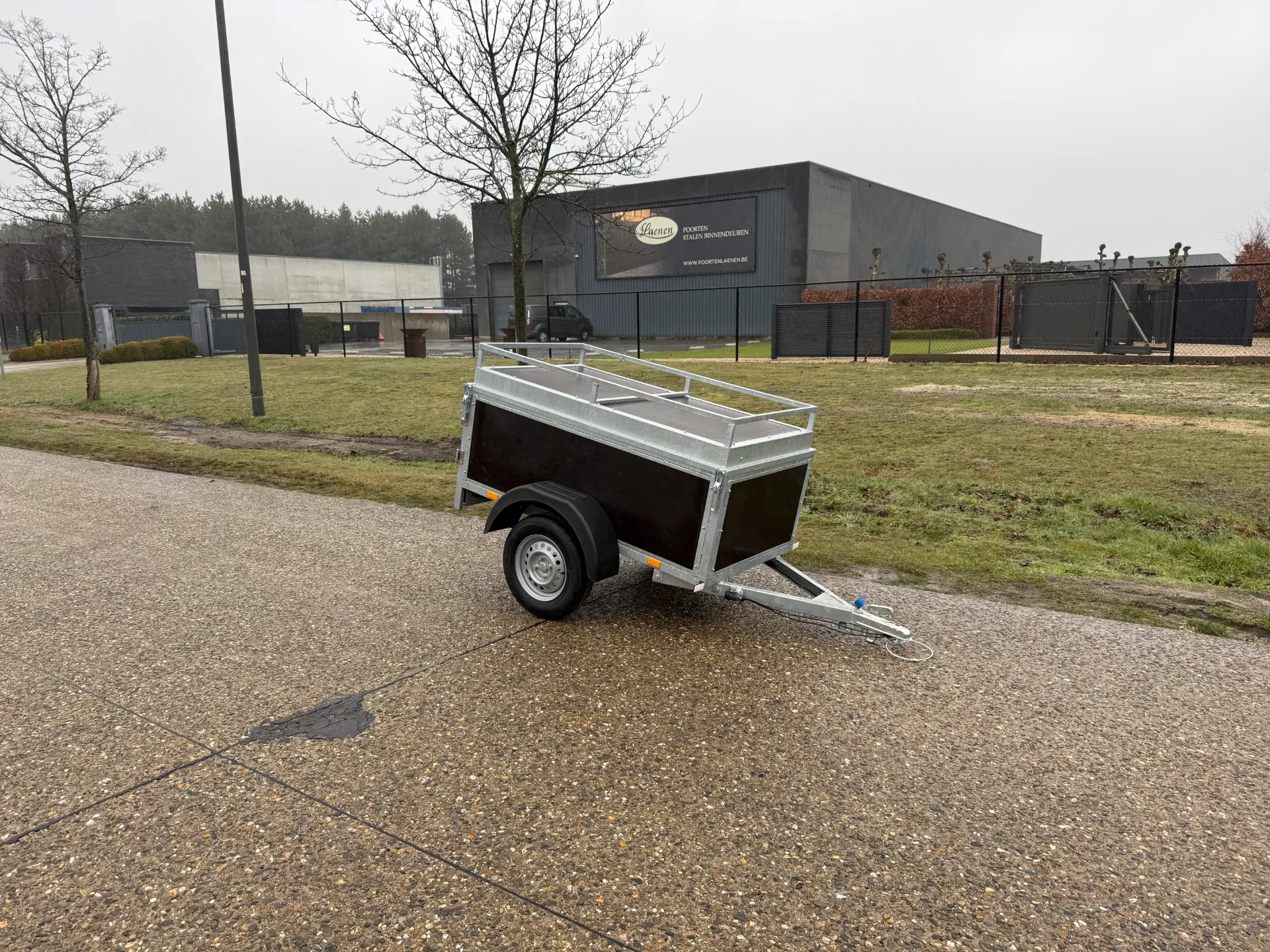 [BAG17.10.75-B] Bagagewagen 175 x 100 (Bruin)