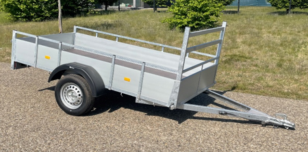[BEA22.13.75] Bakwagen Aluminium 225 x 131 cm (750kg, 1, Staal)