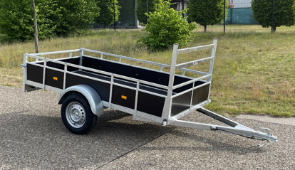 [BE22.13.75] Bakwagen Hout 225 x 131 cm (750kg, 1, Staal)